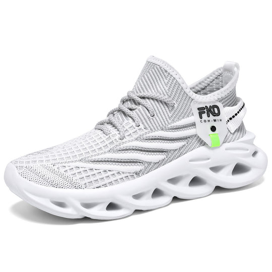 Herren nan leichter Strick-Sneaker mit nahtlosem Sockenschaft, atmungsaktivem Mesh-Obermaterial und innovativer hohlgeformter EVA-Dämpfung Shop Nory