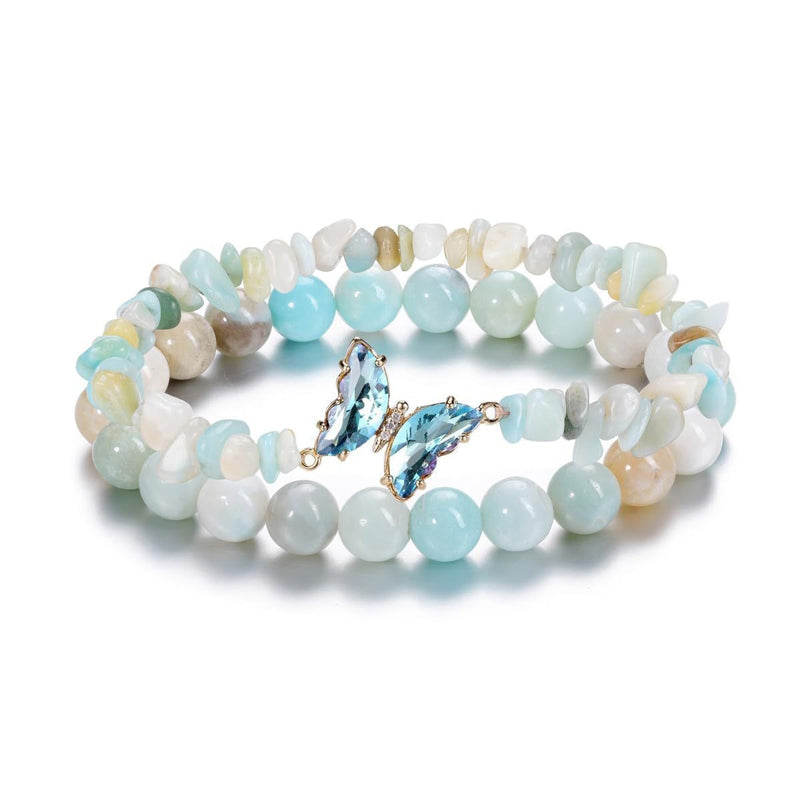 Schmetterlings Perlenarmband | Shop Nory
