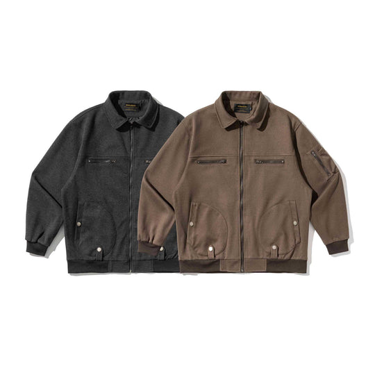 Herren Kurzblouson im Utility‑Style mit gesteppter Front, Zip‑Brusttaschen und Rippbündchen Shop Nory