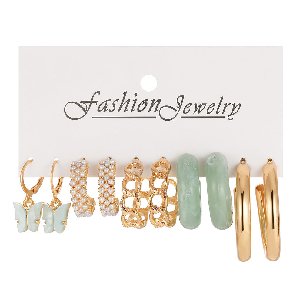Damen Ohrringe-Set mit filigranen Designs und eleganten Akzenten Shop Nory