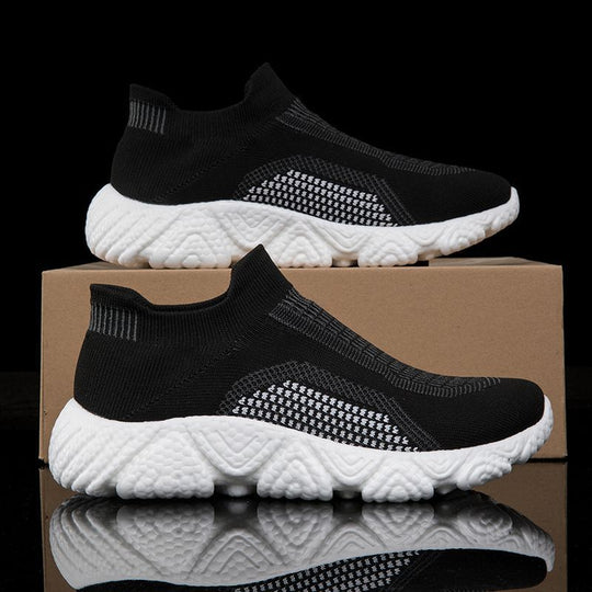 Damen Atmungsaktive Strick-Sneaker mit rutschfester Sohle