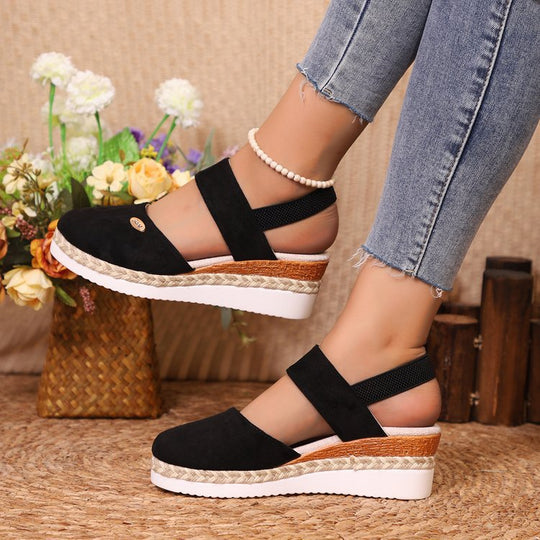 Damen Keil-Slingback Espadrille mit gepolstertem Komfortfußbett Shop Nory