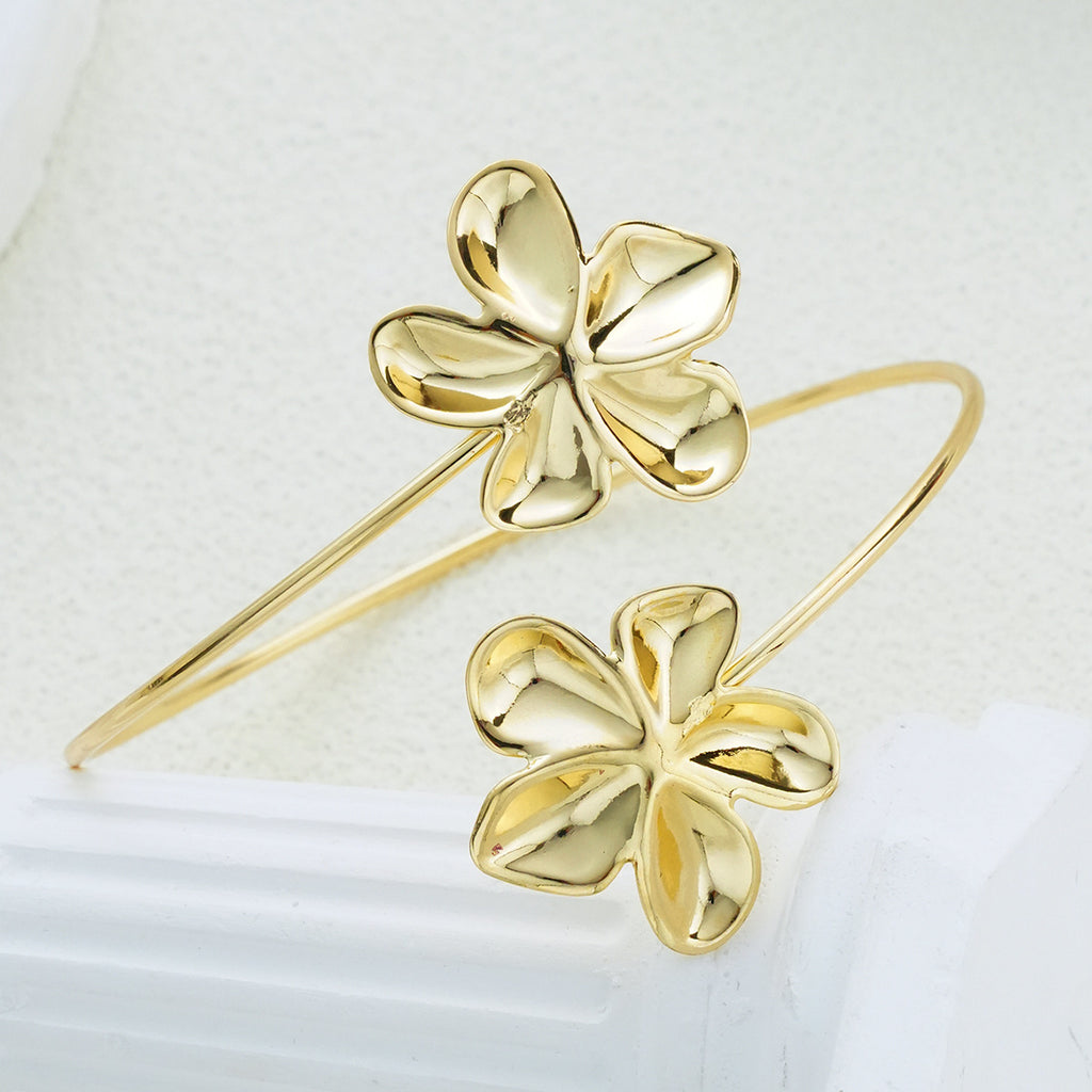 Damen Armreif mit floralem Design Shop Nory