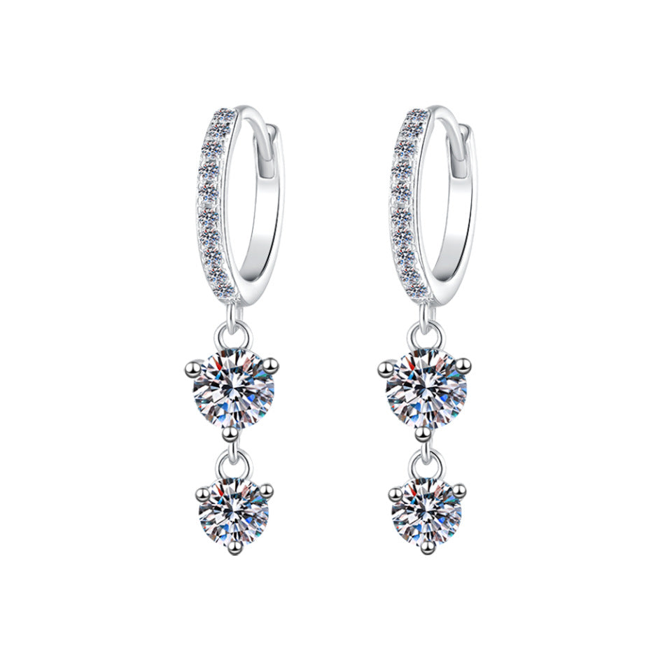 Damen Ohrringe mit funkelnden Zirkonia und elegantem Design Shop Nory