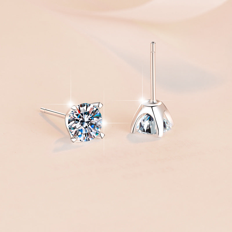 Damen Ohrstecker mit strahlend gelben Zirkonia und eleganter Fassung Shop Nory