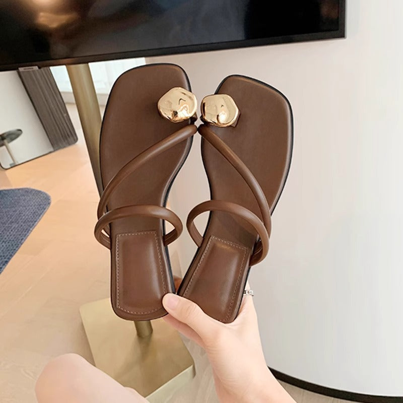 Damen Elegante Sandalen mit hochwertigem Komfort und modischen Akzenten