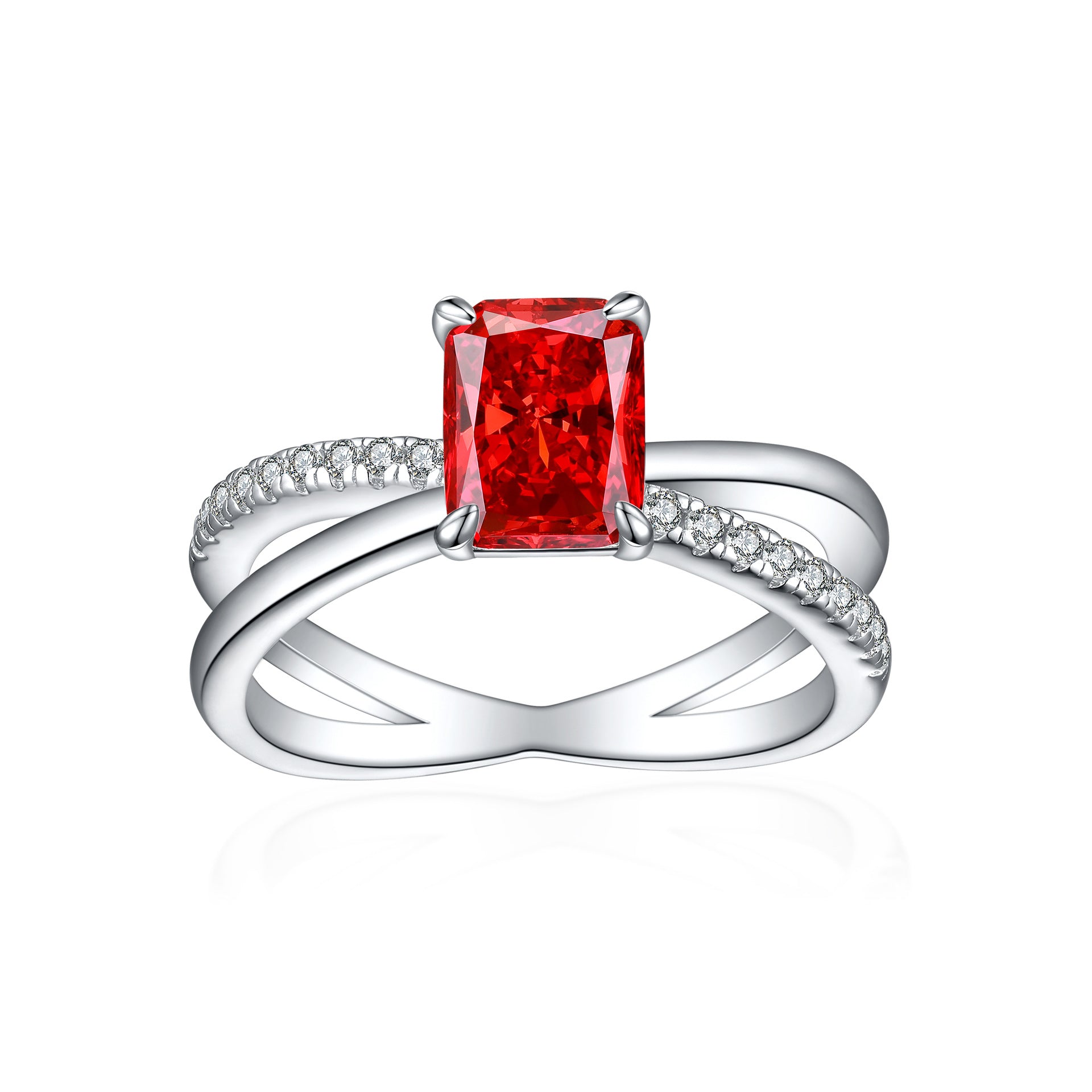 Damenring mit elegantem Kupfer-Zirkonia und filigranem Design Shop Nory