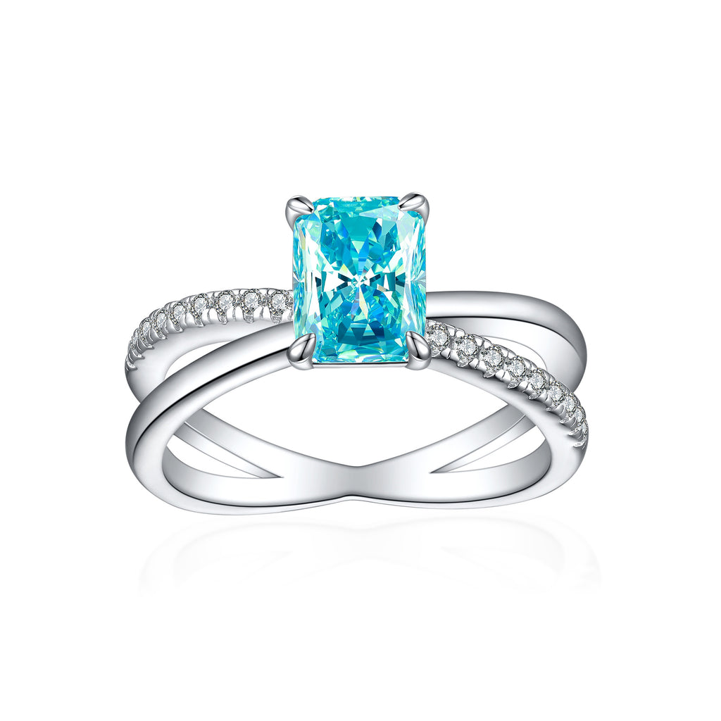 Damenring mit elegantem Kupfer-Zirkonia und filigranem Design Shop Nory