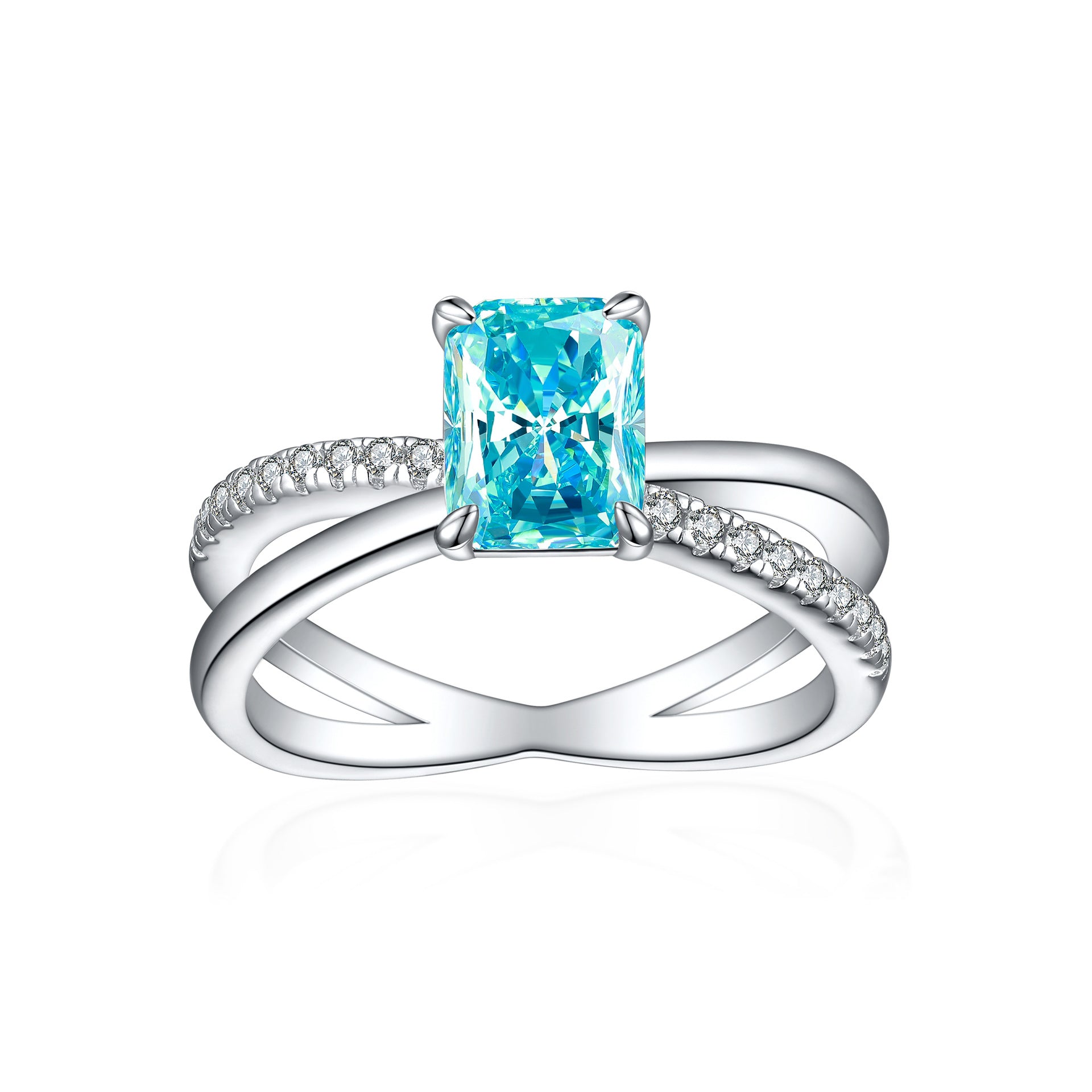 Damenring mit elegantem Kupfer-Zirkonia und filigranem Design Shop Nory