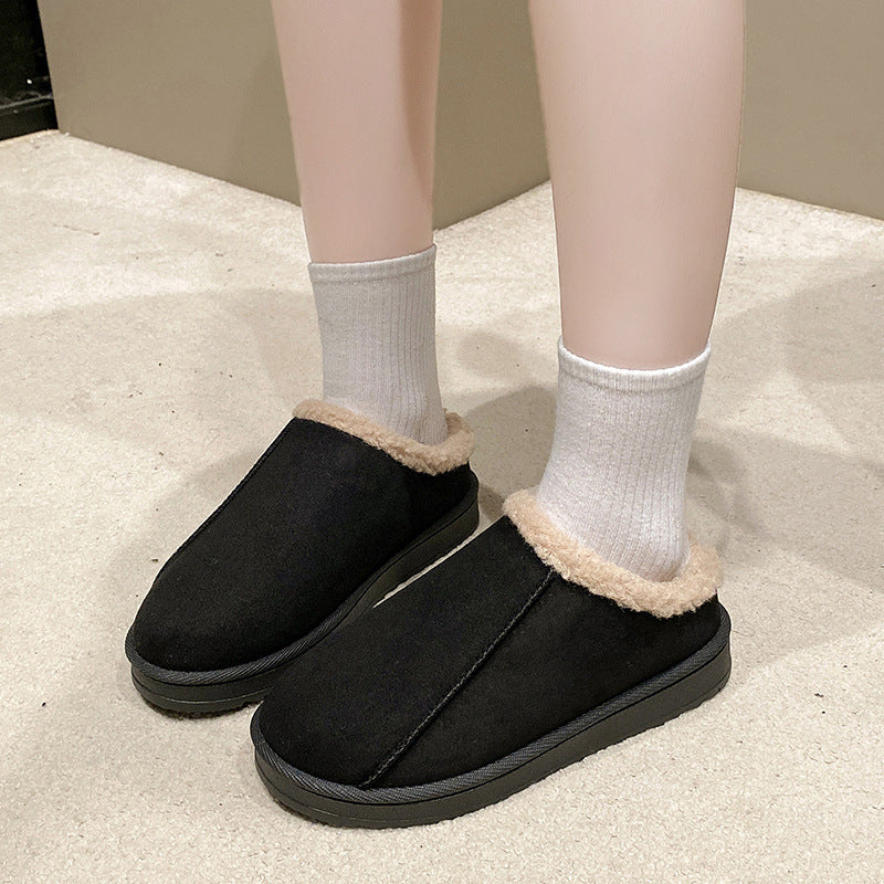 Damen Gefütterte Winter‑Slipper mit Kunstfellbesatz und profilierter Gummisohle Shop Nory