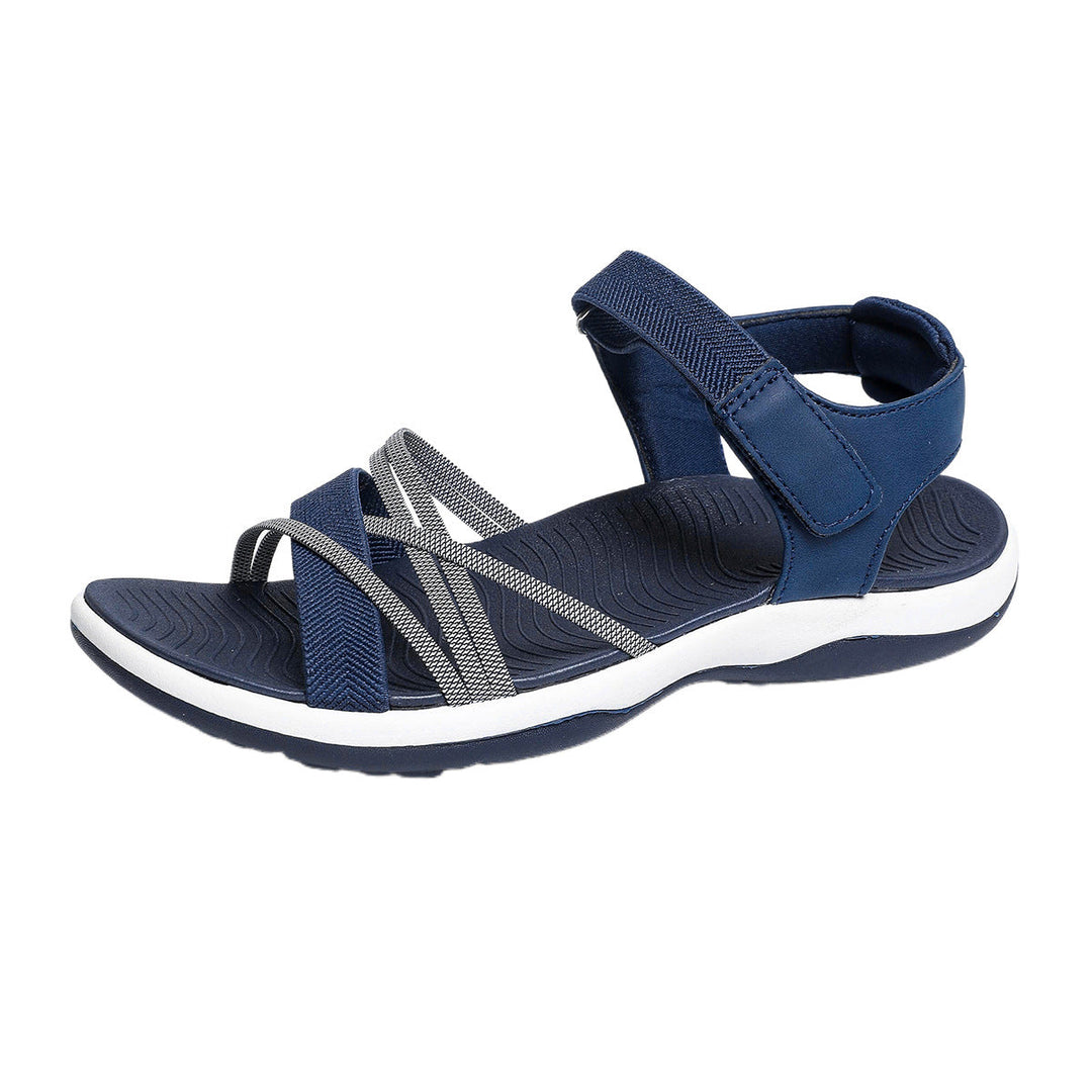 Damen Komfortable Sandalen mit verstellbarem Riemendesign und rutschfester Sohle Shopnory