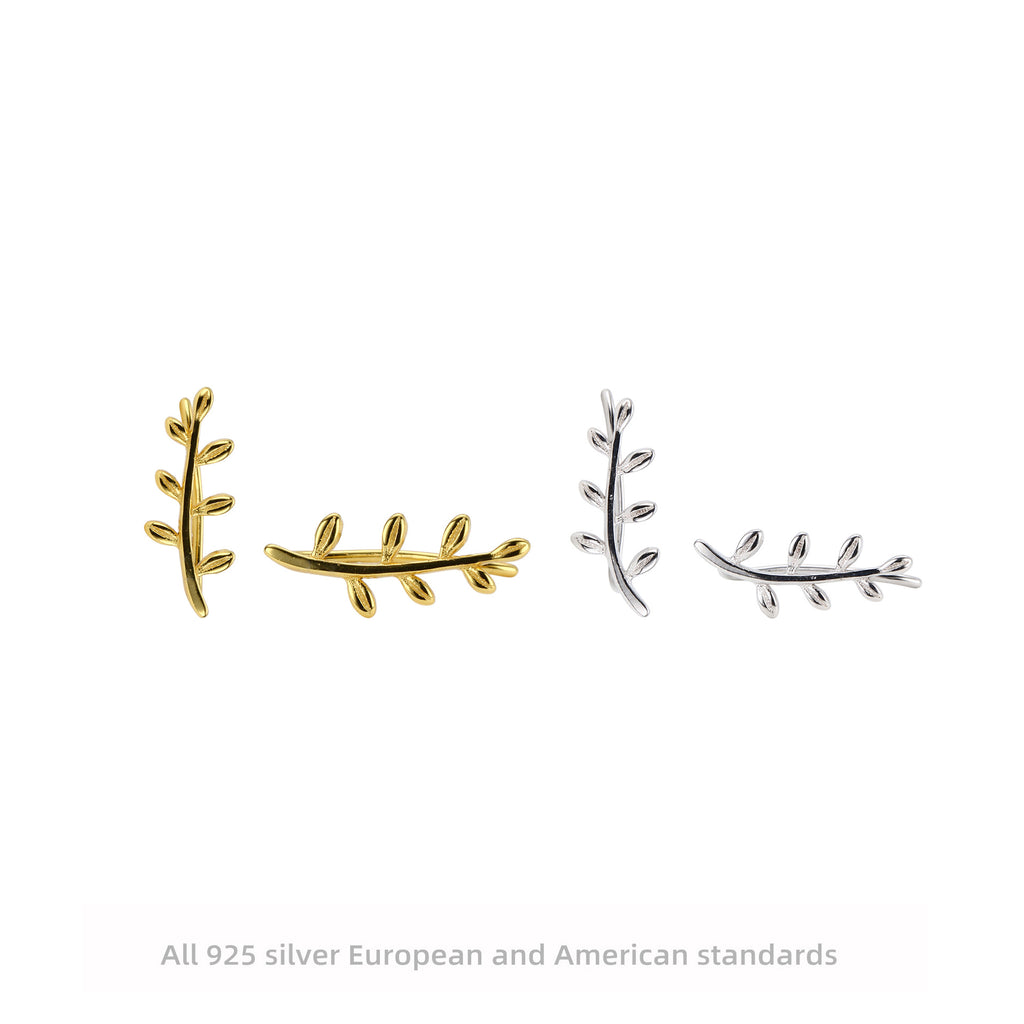 Damen Ohrstecker im eleganten Pflanzenmotiv Shop Nory
