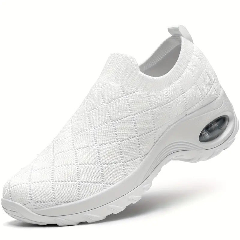 Damen Slip-On Strick-Sneaker mit Luftkissen und dämpfender Plateausohle Shop Nory