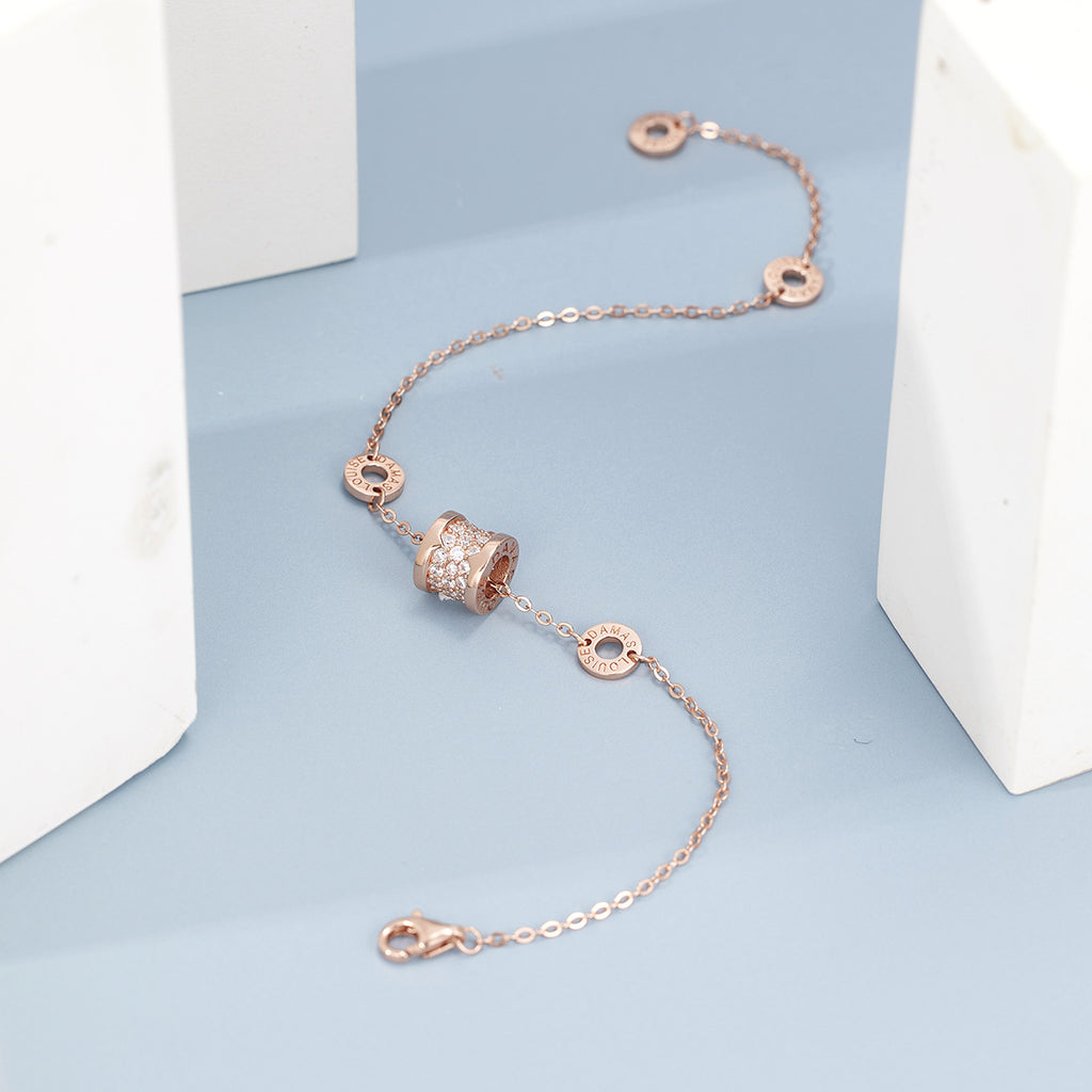 Damen elegantes Armband mit funkelndem Kristall-Details Shop Nory