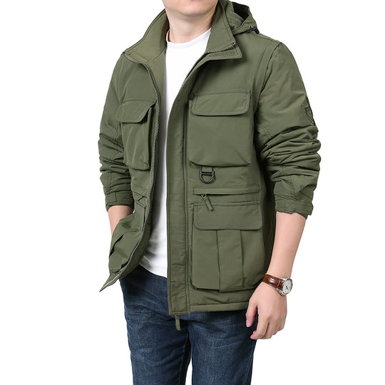 Herren Multifunktionale Outdoorjacke mit zahlreichen Taschen Shop Nory