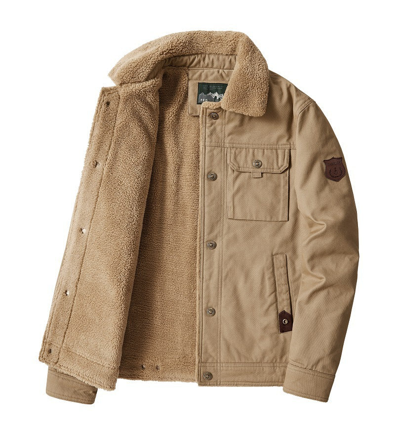 Herren Warm gefütterte Utility-Jacke Shop Nory