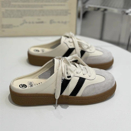 Damen Komfortable Slip-On Sneaker mit modischen Akzenten