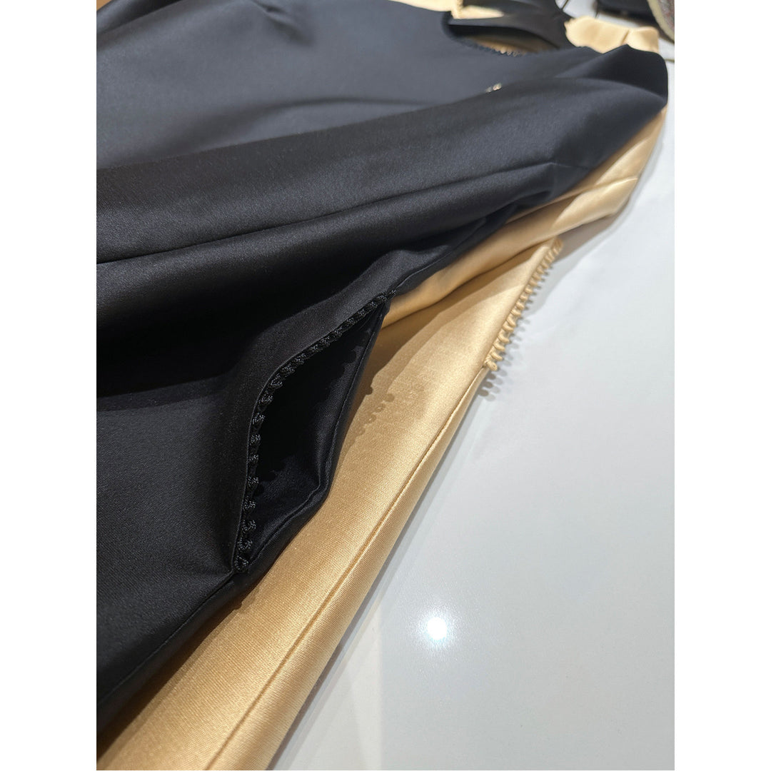 Damen Elegantes Drape Kleid Shop Nory