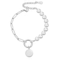 Damen Armband mit eleganten Perlen und stilvollem Gliederdesign Shop Nory