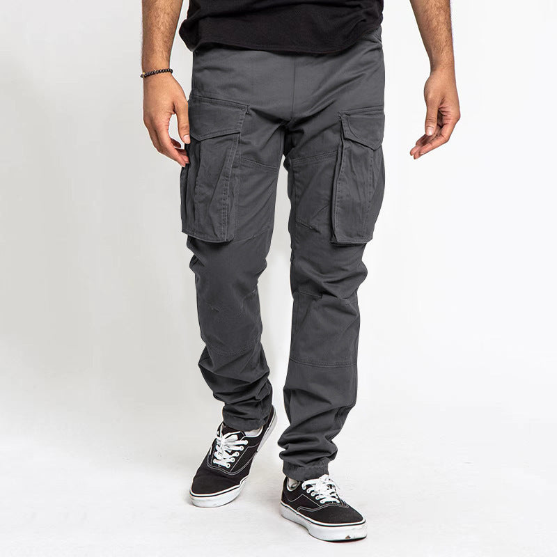 Herren nan tapered Cargo-Hose mit großen Klappentaschen, verstärkten Knien und schmal zulaufendem Bein Shop Nory