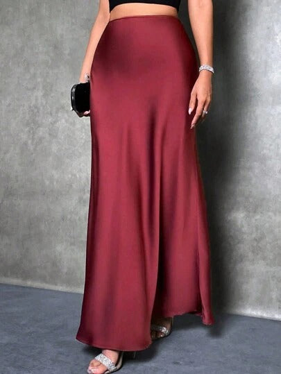 Damen Maxirock mit fließendem Schnitt und elegantem Fall