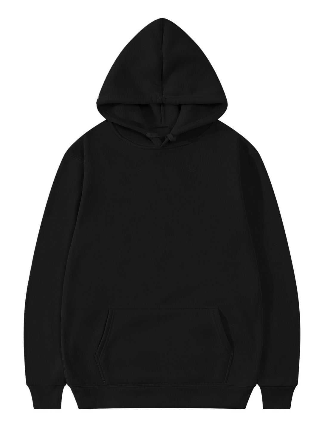 Unisex Oversized Kapuzenpullover aus schwerer Baumwollmischung mit Kängurutasche und gerippten Bündchen Shop Nory