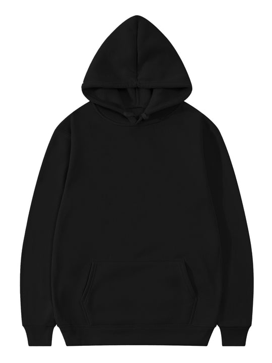 Unisex Oversized Kapuzenpullover aus schwerer Baumwollmischung mit Kängurutasche und gerippten Bündchen Shop Nory