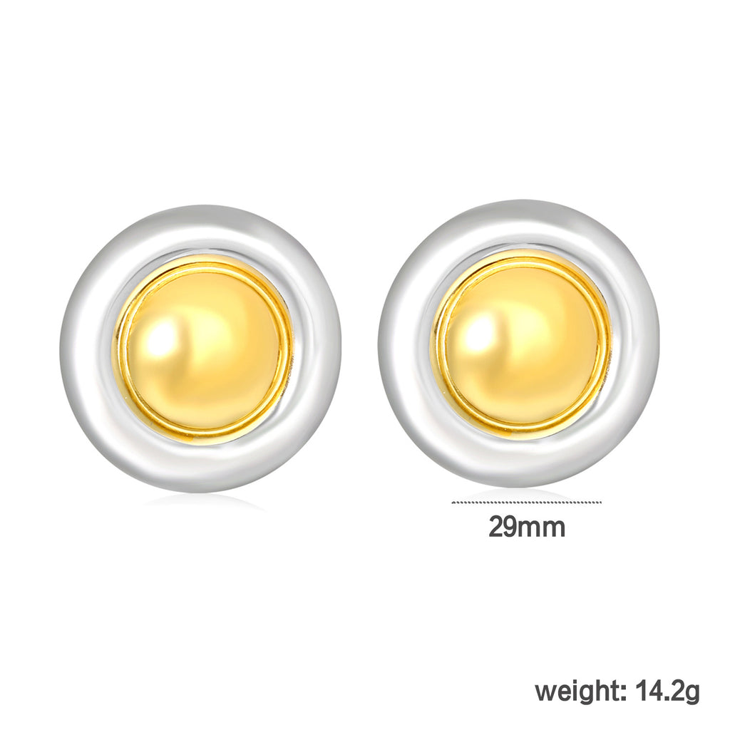 Damen Ohrstecker mit modernem, geschwungenem Design aus hochwertigem Edelstahl Shop Nory