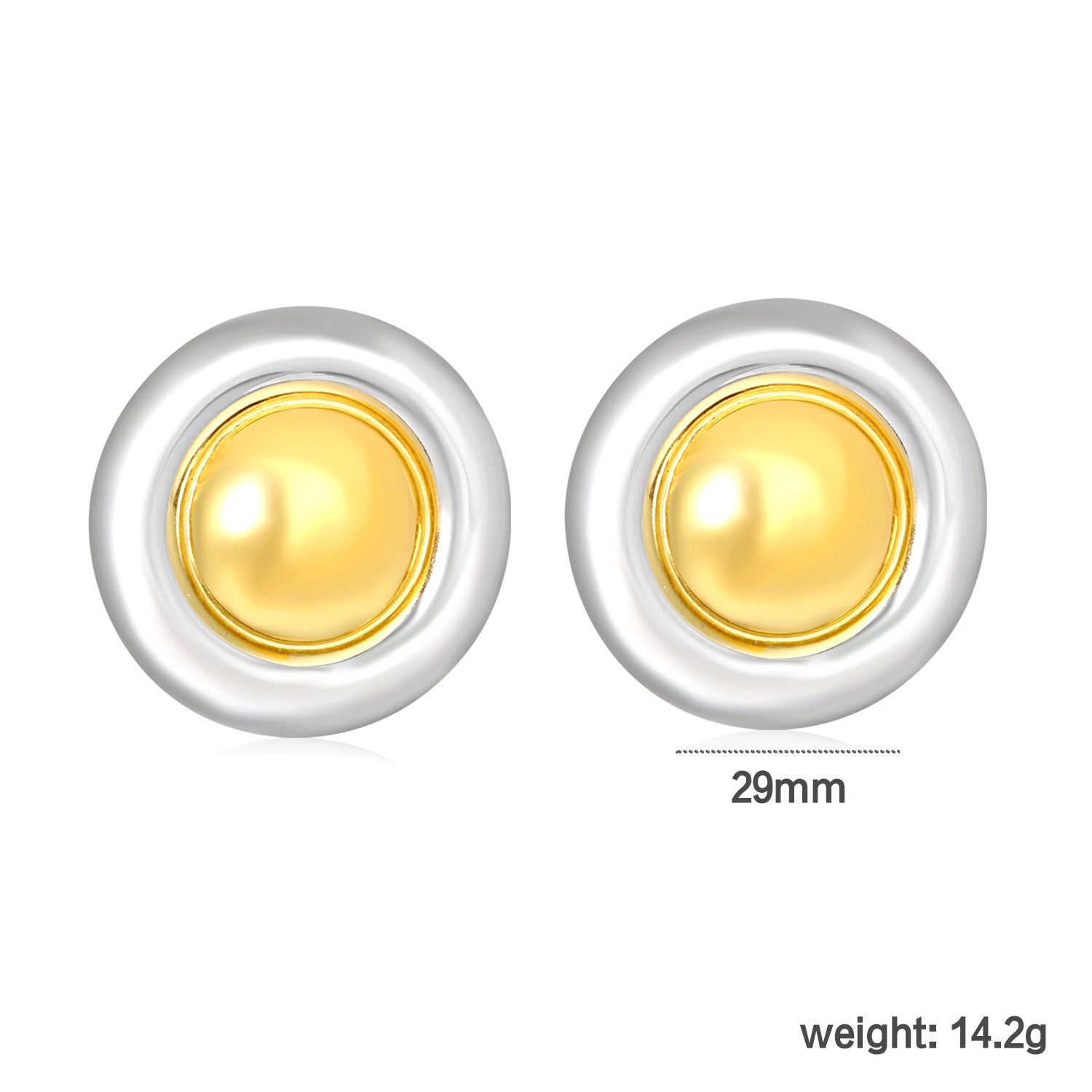 Damen Ohrstecker mit modernem, geschwungenem Design aus hochwertigem Edelstahl Shop Nory