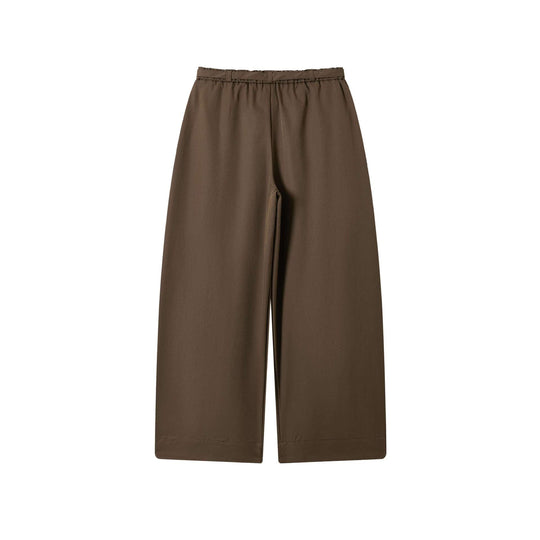 Damen Culotte-Hose mit hoher Taille weitem Bein und Bindegürtel Shop Nory