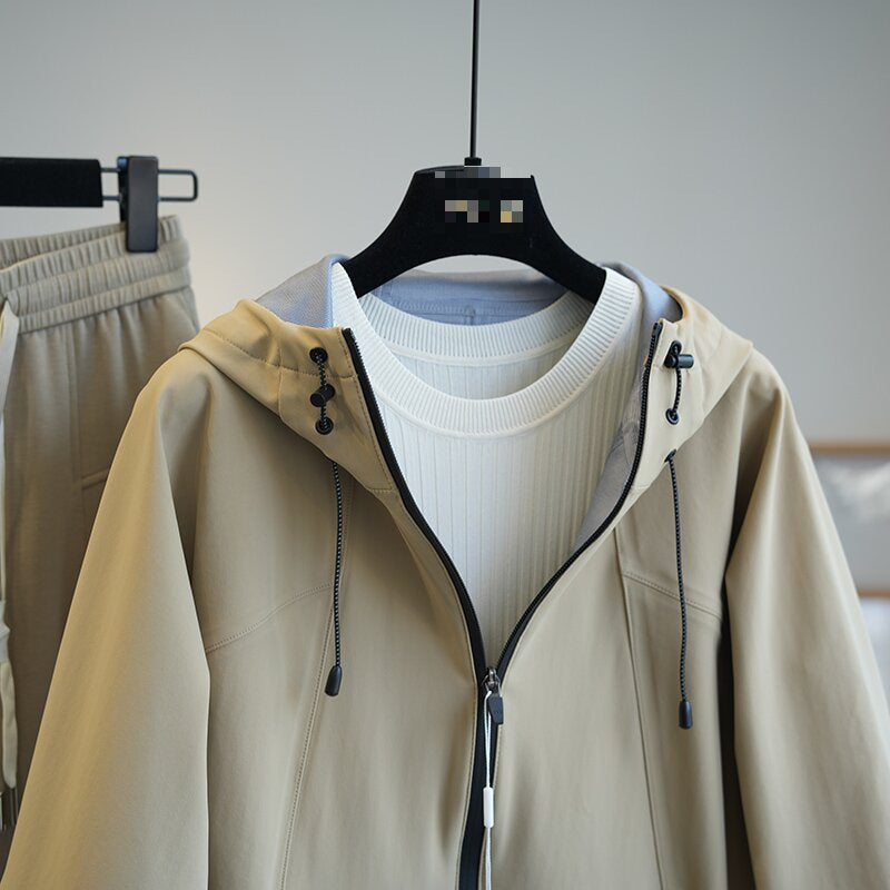 Damen Modische Übergangsjacke mit Stehkragen und praktischen Taschen Shop Nory