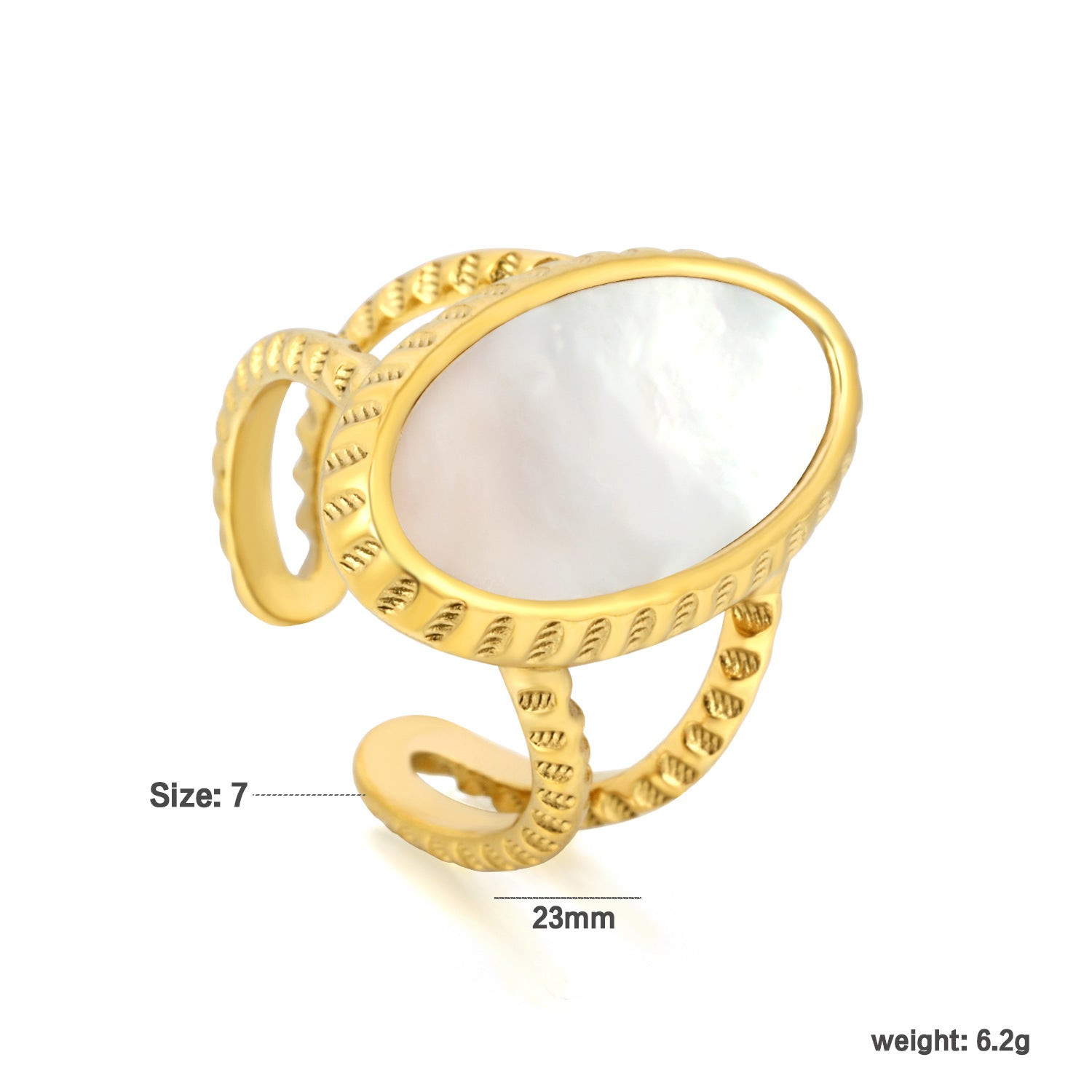 Damen Offener Ring mit kunstvollem Blütenmotiv und elegantem Perlenschmuck Shop Nory