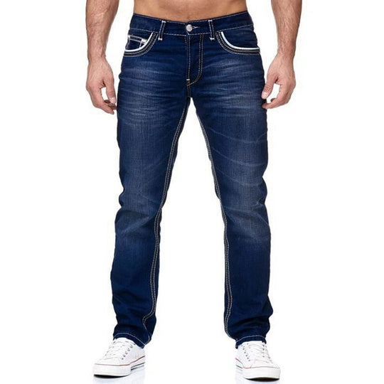 Herren Used-Style Jeans