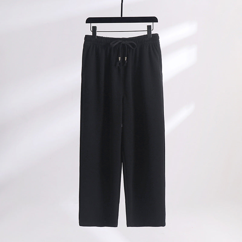 Unisex Gefütterte Fleece-Jogginghose mit elastischem Bund Kordelzug und schmalem Knöchelbündchen Shop Nory