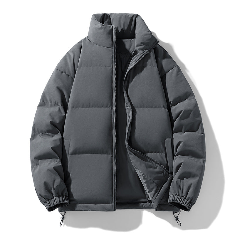 Herren Gepolsterte Pufferjacke mit hohem Stehkragen, winddichter Außenlage und verstellbarem Kordelzugsaum Shop Nory