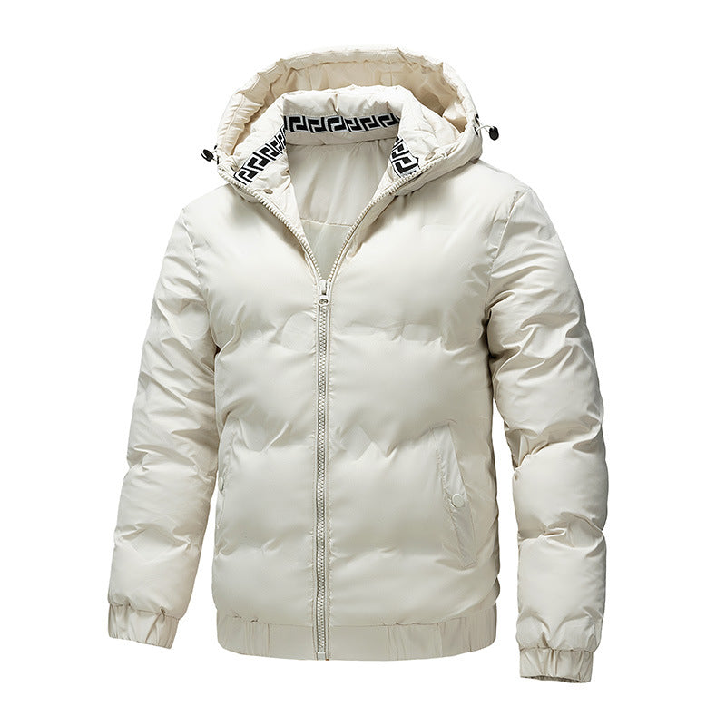 Herren Wattierte Wintersteppjacke mit Kapuze und winddichter Thermoisolierung Shop Nory
