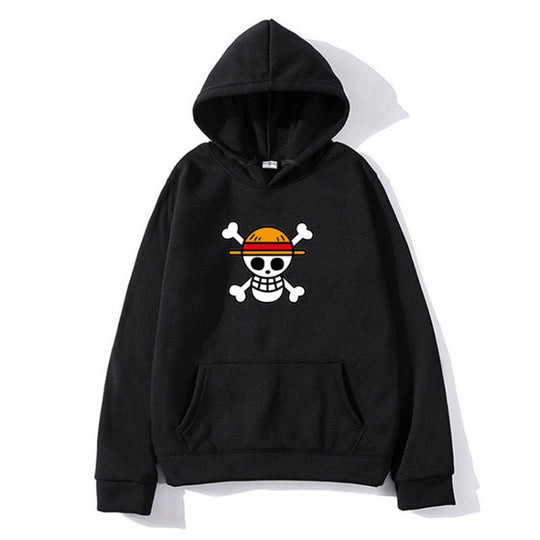 Damen Kapuzenpullover mit kreativem Piratenmotiv und bequemer Passform