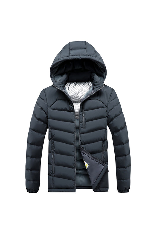Herren Isolierte Steppjacke mit Kapuze und Thermoreflect-Innenfutter Shop Nory