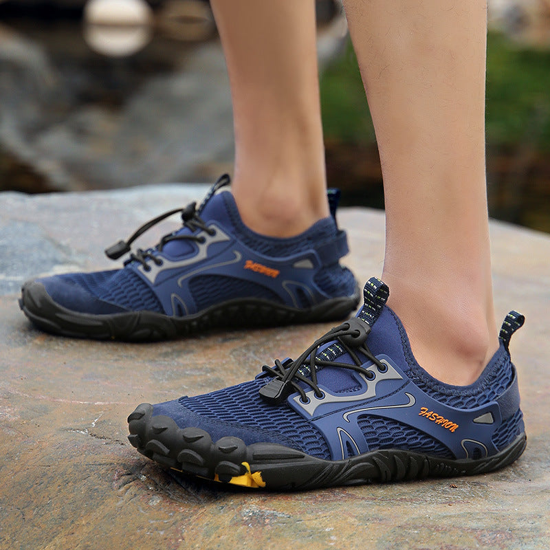 Unisex nan Aqua-Sneaker mit elastischem Einstieg, Schnellzug-Schnürung und rutschfester Flexsohle