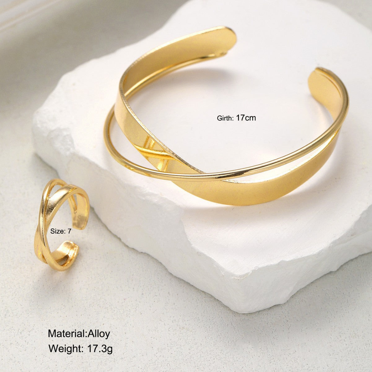 Damen modisches Armband- und Ring-Set mit eleganten Designs Shop Nory