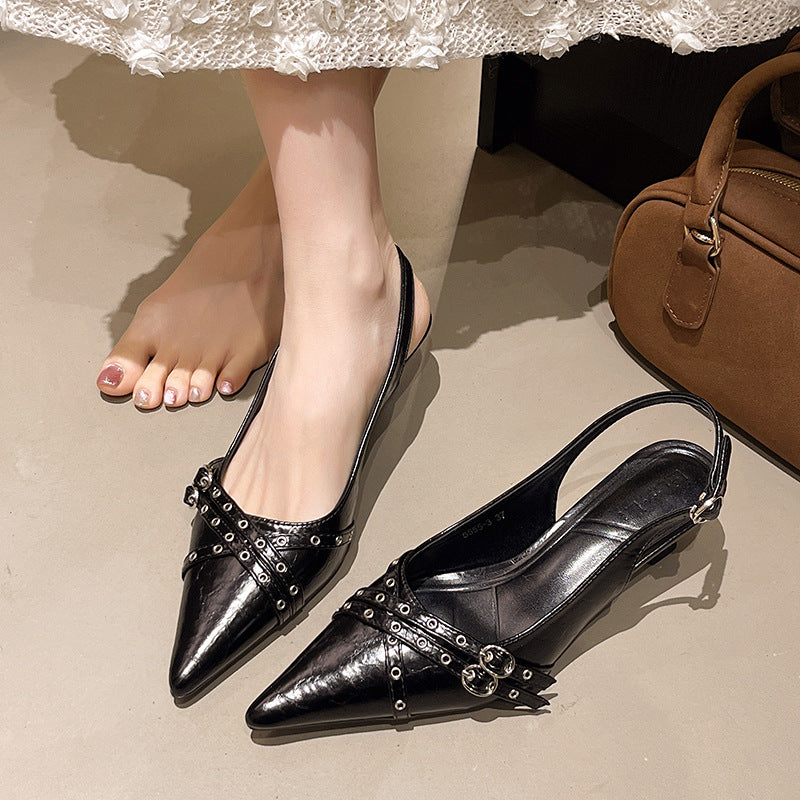 Damen Sling-Pumps mit modischem Riemendesign