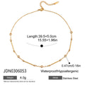 Damen elegante Halskette aus hypoallergenem Edelstahl mit funkelnden Zirkonia-Details Shop Nory