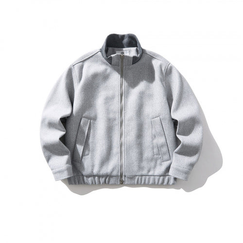 Unisex Boxy-Wollmix-Blouson mit Stehkragen und Elastiksaum Shop Nory