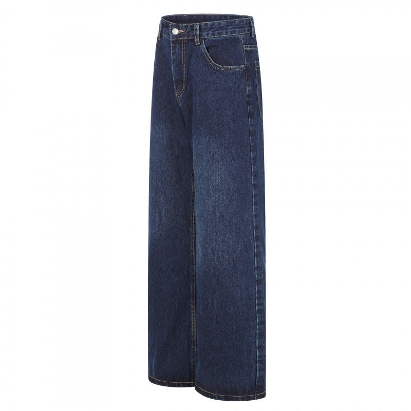 Damen High‑Waist Jeans mit weitem Bein, Fünf‑Taschen und lockerem Schnitt Shop Nory
