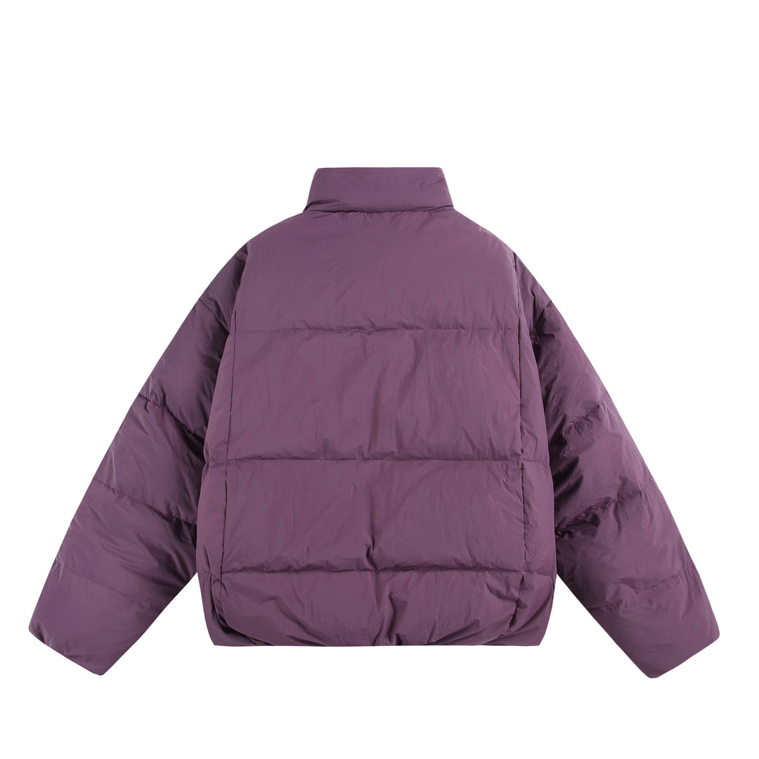 Damen Oversize Steppjacke mit hohem Plüschkragen und Windschutzleiste Shop Nory