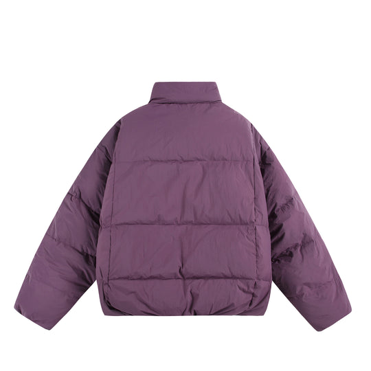 Damen Oversize Steppjacke mit hohem Plüschkragen und Windschutzleiste Shop Nory