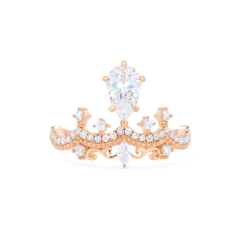 Damenring im eleganten Tiara-Stil mit funkelnden Kristallen Shop Nory