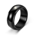 Herren Ring mit moderner, hochglänzender Oberfläche und eleganten Akzenten Shop Nory