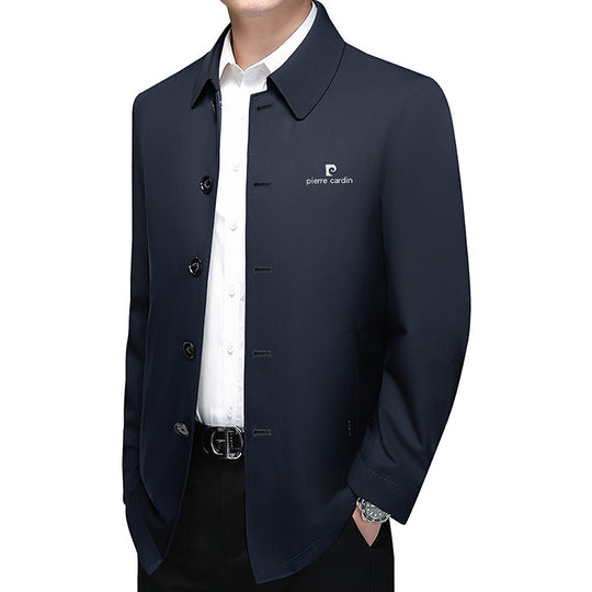 Herren Kurzmantel mit minimalistischer Optik und kariertem Innenfutter Shop Nory
