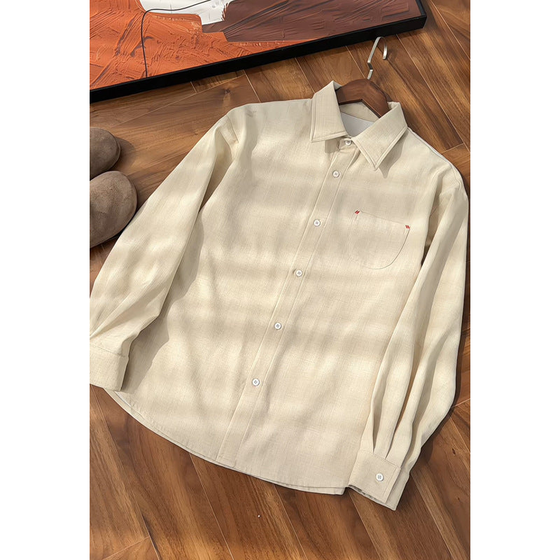 Herren Elegante und lässige Langarm-Hemd Shop Nory